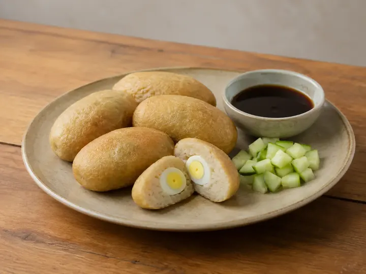 Pempek kapal selam kecil Pempek Amalia